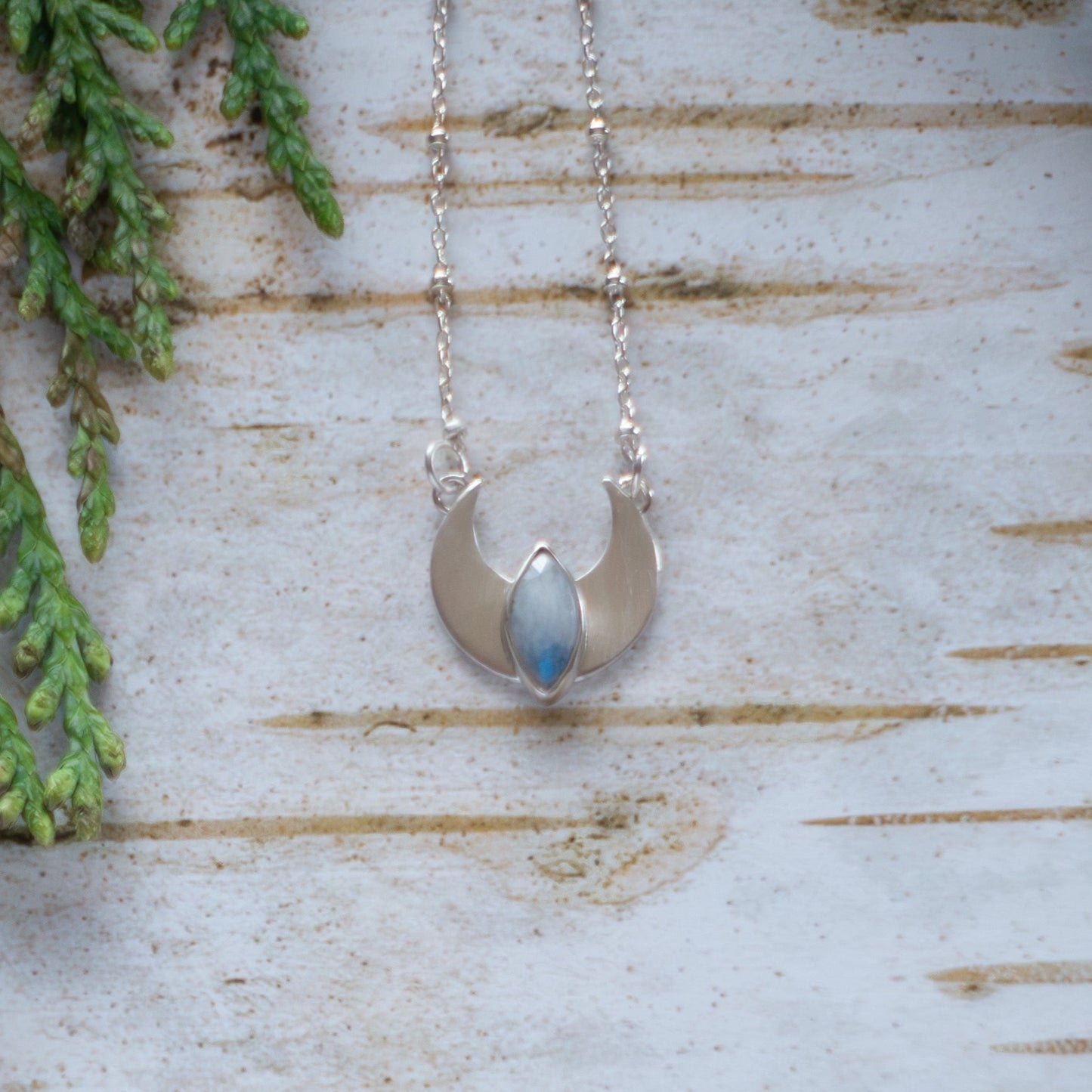 Luna Necklace with Moonstone