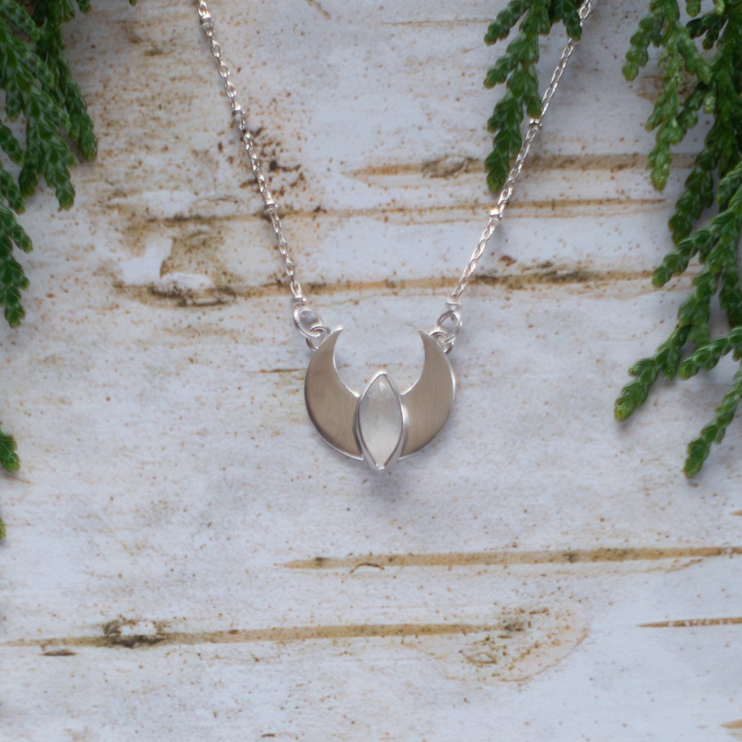 Luna Necklace with Moonstone