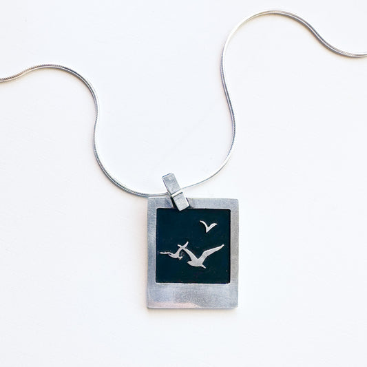 Seagull Polaroid Pendant