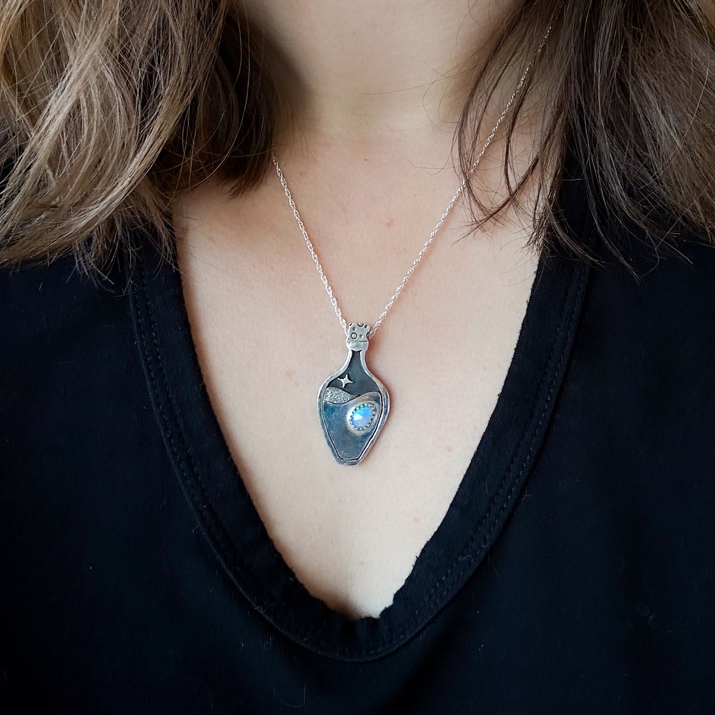 Opal Potion Pendant