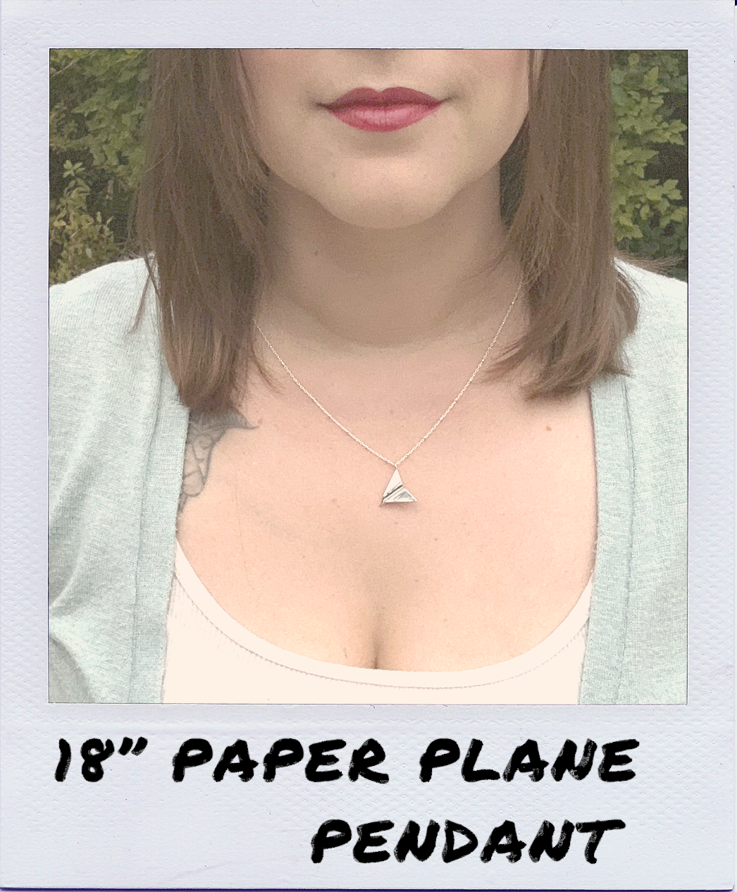 Paper Airplane Pendant