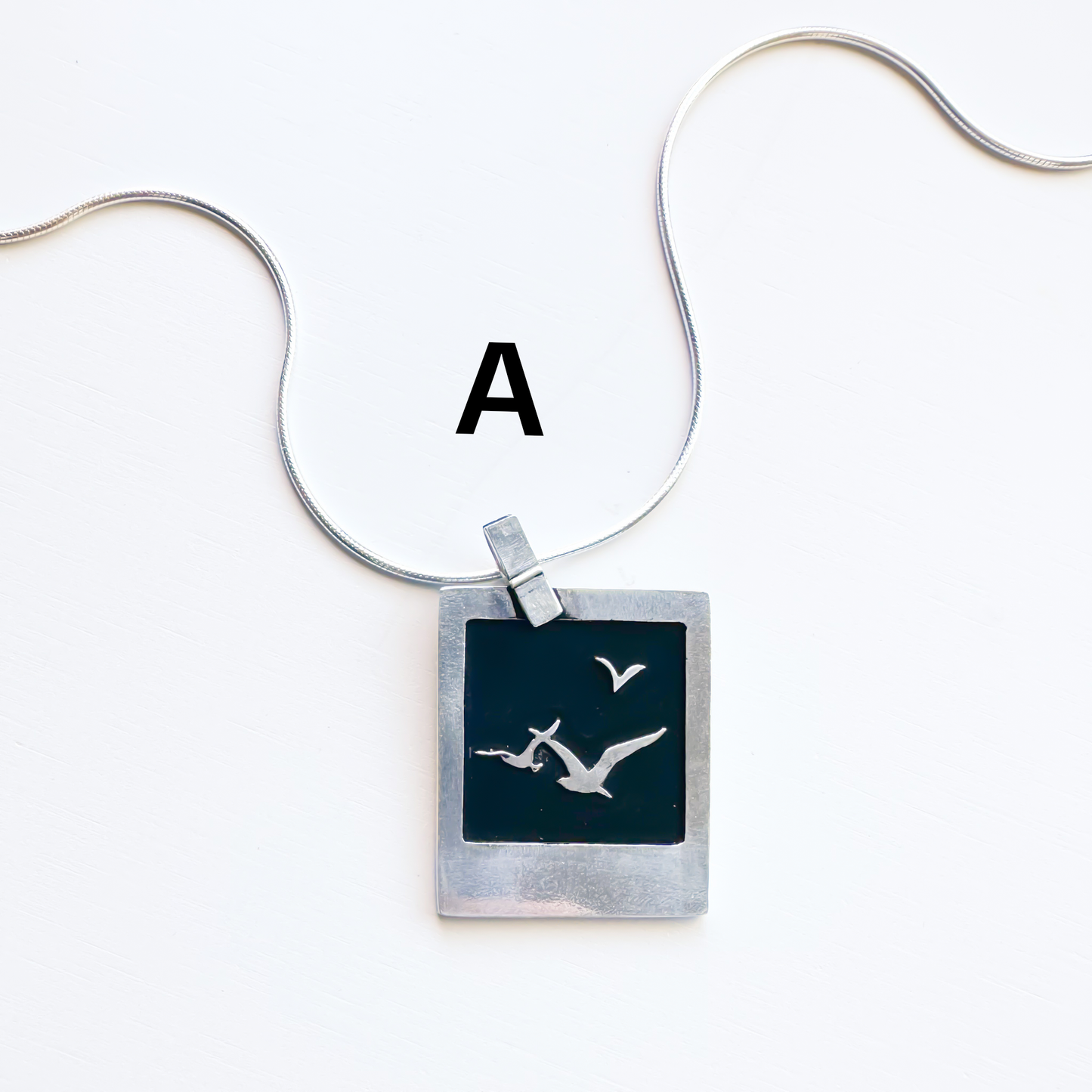 Seagull Polaroid Pendant