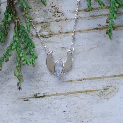 Luna Necklace with Moonstone